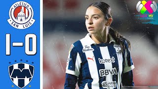 San Luis vs Monterrey 1-0 Resumen Y Goles COMPLETO | Jornada 3 | Liga MX Femenil 2025 HD