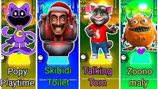 Popy Playtime- Skibidi Toilet-Talking Tom- Zoonomaly-Paw Patrol-Tiles Hop EDM Rush