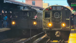 BMT Brighton Line: 2022 NYTM Parade of Trains at Brighton Beach