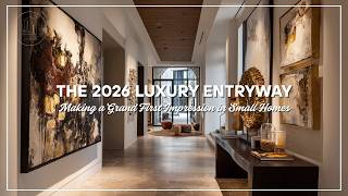 The 2026 Luxury Entryway: Making a Grand First Impression in Small Homes