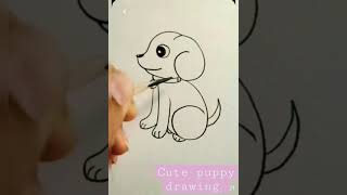 how to drawing amazing cute puppy /dog easy method use pencil 😍😍 | beginner guide