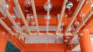 ＠京都旅行　平安神宮の風鈴#平安神宮　Heian Jingu glass wind chimes