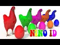 Duck Goose Rooster Hen Dove Choose the Right Egg Escape Eggshell Challenge Farm Animal Obstacle Game