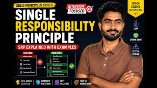 Single Responsibility Principle (SRP) Explained in Java 🔥 | SOLID Principles for Interviews