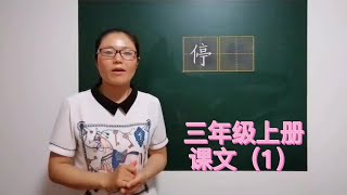 “停”字右边的“亭”，身材千万别写短！左短右长，要对比鲜明！