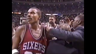 Charles Barkley Brawls With Bill Laimbeer (Full Sequence)