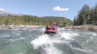 Rafting in Turkey in Koprucay river.