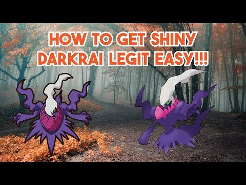 How to Get Shiny Darkrai LEGIT in Pokemon Diamond and Pearl How to Get Shiny Darkrai LEGIT in Pokemon Diamond and Pearl