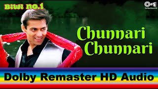 Chunnari Chunnari HD 1080p | Salman Khan, Sushmita Sen | Anu Malik | Biwi No 1 Songs | Dolby Audio