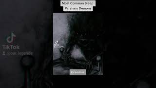 Most Common Sleep Paralysis Demons #nightmare #scary #shorts
