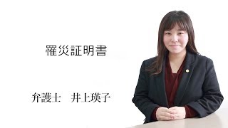 罹災証明書　福岡の弁護士　井上瑛子（福岡弁護士会所属）