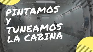 pintamos y tuneamos la cabina de pintura