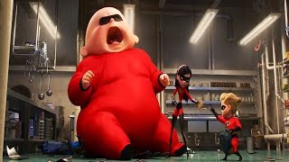 Incredibles 2 - Fight Scene All Superpowers