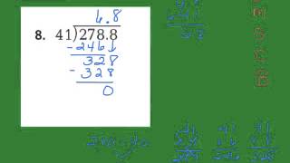 Lesson 5.4 Division of Decimals by Whole Numbers