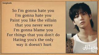 Jung Kook 'Hate You' Lyrics