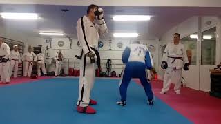 Nice kick from Master Vasilis Alexandris