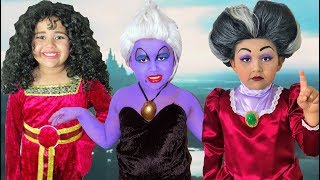 Disney Villains Compilation pt 1| Makeup Halloween Costumes and Toys