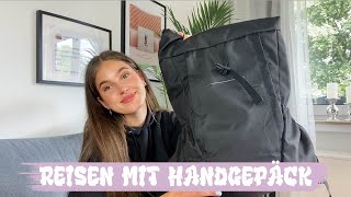 REISEN MIT HANDGEPÄCK, Sommer Wochenendtrip nur mit Handgepäck - What I pack | Jil Schrödel