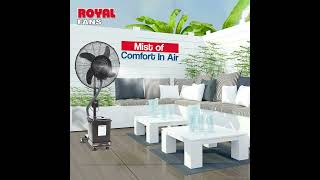 Royal Mystic Mist Fan, Perfect Solution To Any Outdoor Setting