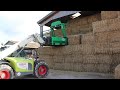 04 loading the bale with midi longitudinally