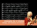 Antonio Vivaldi — Concerto for 4 Violins in B minor, Op. 3 No. 10 (RV 580)