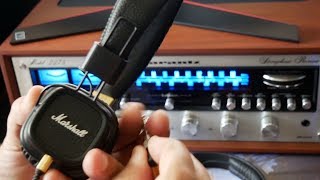 Headphone test: the cheap Marshall major 2 VS Sennheiser rs 165 \u0026 Sennheiser HD 25-13-II