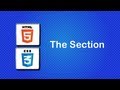 HTML5 and CSS3 Beginner Tutorial 36 - What to put in the section