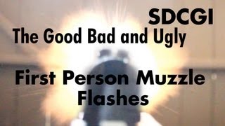 First Person Muzzle Flashes