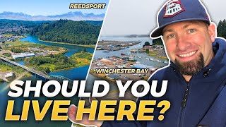 REEDSPORT \u0026 WINCHESTER BAY Tour: Home Tours \u0026 Hidden Gems Of Central OR Coast | Oregon Coast Living