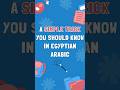 Simple Trick You Should Know In Egyptian Arabic🇪🇬🙌🏻 #languagelearning #egyptianarabic #egyptian