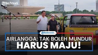 Momen Airlangga Hartarto Semobil Dengan Puan Maharani, Ucap Tak Boleh Mundur dan Harus Maju Terus