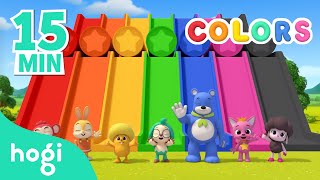 Learn Colors with Hogi’s Friends | 15min | Pinkfong & Hogi | Colors for Kids | Learn with Hogi