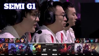 WBG vs BLG - Game 1 | Semi Finals LoL Worlds 2023 | Weibo Gaming vs Bilibili Gaming - G1 full