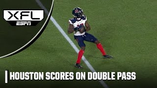 Houston scores long TD off double forward pass | XFL on ESPN