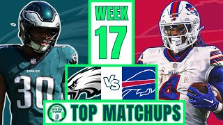 Eagles @ Bills Top Matchups Week 17 | Stats, Rankings, Standings, Coaches, Depth Chart & More