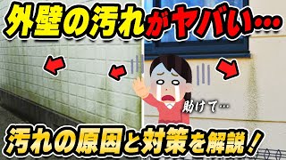 【雨筋・苔・藻・カビ】外壁汚れには何が効果的？予防対策を解説します！