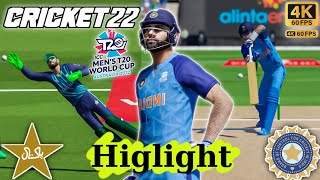 Cricket 22 PAKISTAN VS INDIA T20 World Cup 2022 - Pakistan vs India T20 2022 - Cricket 22 Gameplay
