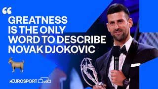 Novak Djokovic wins Laureus World Sportsman of the Year award for a record-equalling fifth time 🏆🐐