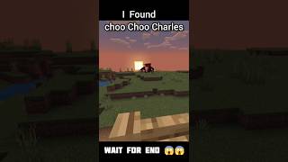 I Found again Choo Choo Charles in Minecraft 😱😱#Shorts #minecraft