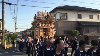 祝落慶　西龍車　袋井市西田　平成２７年