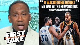 FIRST TAKE | KD's last stand with Suns - Stephen A. on Kevin Durant not wanting a trade to Warriors