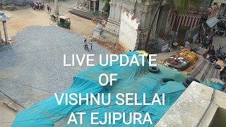 #MassiveVishnuStatue part 1 Vishnu sellai: kodhandarama statue :ejipura Vishnu statue