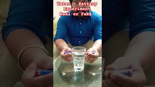 Battery Cyclone 🌀 Experiment ! | Battery and Water Experiment | #shorts #experiment #physics