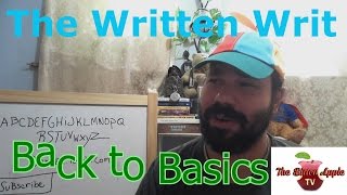 ABC Back to Basics ~Written Writ
