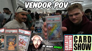 Pokemon Vendor POV | Tons of Alt Arts & Coin Flips! | Greater Toronto Card Show | Part 1