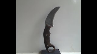DIY Karambit Knife [My First Video]