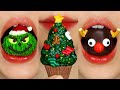 🎄🎅🏻☃️🦌 Christmas Emoji Challenge Mukbang ASMR