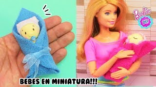 como hacer un bebe para barbie facil