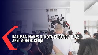 Ratusan Nakes Di Kota Kupang Gelar Aksi Mogok Kerja