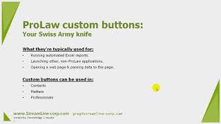 ProLaw custom buttons how-to